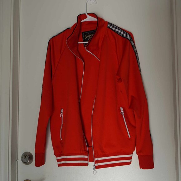 ZARA mens Red zip up sweater - Picture 1 of 5